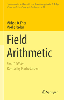 Hardcover Field Arithmetic Book