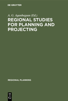 Hardcover Regional Studies for Planning and Projecting Book