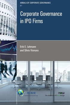 Paperback Corporate Governance in IPO Firms Book