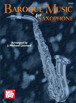 Paperback Baroque Music for Saxophone Book