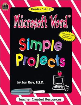 Paperback Microsoft Word(r) Simple Projects [With CDROM] Book