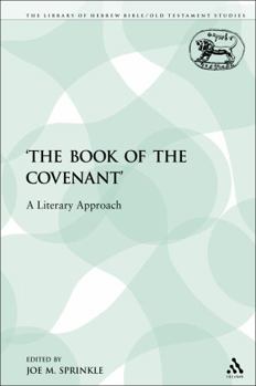 Paperback 'The Book of the Covenant': A Literary Approach Book