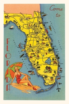 Paperback Vintage Journal Come to Florida Book