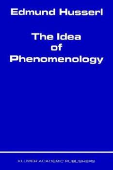 Paperback The Idea of Phenomenology Book