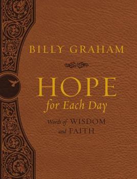 Imitation Leather Hope for Each Day: Words of Wisdom and Faith Book