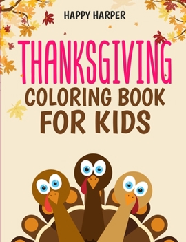 Paperback Thanksgiving Coloring Book