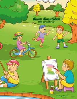 Paperback Niños divertidos libro para colorear 1 [Spanish] Book