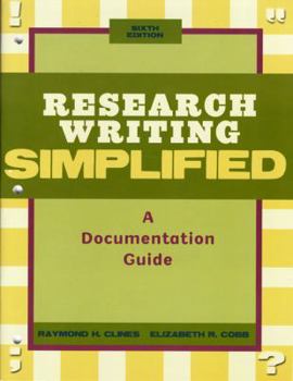 Paperback Research Writing Simplified: A Documentation Guide Book