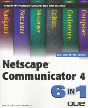 Paperback Netscape Communicator 4, 6 in 1 Book