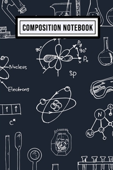 Paperback Science Wide Ruled Composition Notebook: Science Blank College Ruled Composition Notebook - 110 Pages - Pocket Size 6x9 Book