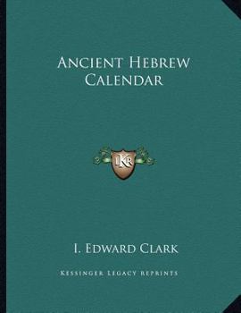 Calendar Ancient Hebrew Calendar Book