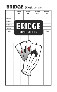 Bridge Game Sheets: Bridge Score Pad