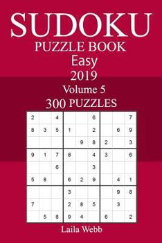 Paperback 300 Easy Sudoku Puzzle Book 2019 Book