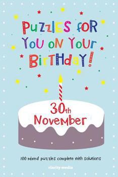 Paperback Puzzles for you on your Birthday - 30th November Book