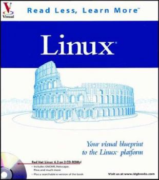 Paperback Linux: Your Visual Blueprint to the Linux Platform [With CDROM] Book