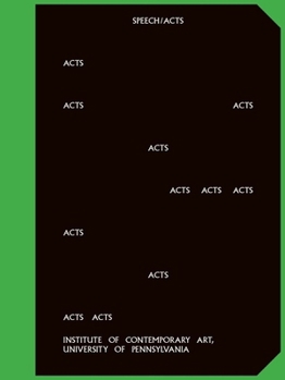Hardcover Speech/Acts Book