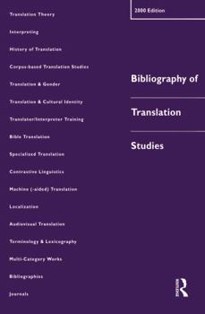 Paperback Bibliography of Translation Studies: 2000 Book