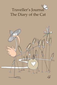 Paperback Traveller's Journal: The Diary of the Cat [Italian] Book