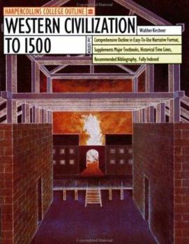 Paperback HarperCollins College Outline Western Civilization to 1500 Book