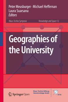 Hardcover Geographies of the University Book