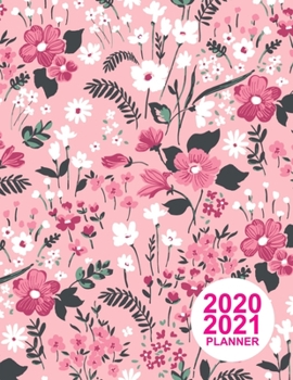 2020 2021 Planner: Pretty Daily, Weekly and Monthly Planner 2 Years | Agenda Schedule Organizer Logbook and Personal Journal Diary | 24 Months ... Book | Cover Design Code DT 00102996