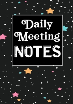 Daily Meeting Notes: Coworker Notebook, Sarcastic Humor, Funny Gag Gift Work, Boss, Colleague, Employee, HR, Office Journal Meeting Logbook (employee appreciation gifts)