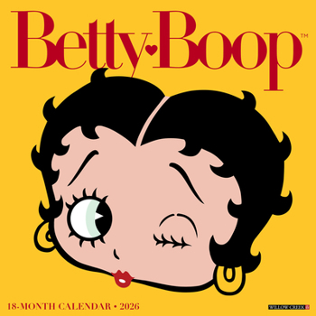 Spiral-bound Betty Boop 2026 12 X 12 Wall Calendar Book