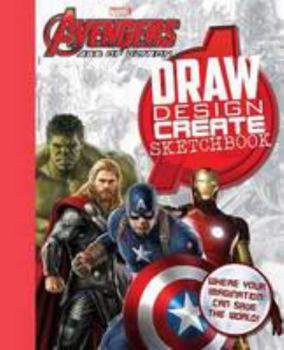 Paperback Marvel Avengers Age of Ultron Draw, Inspire, Create Sketchbook Book