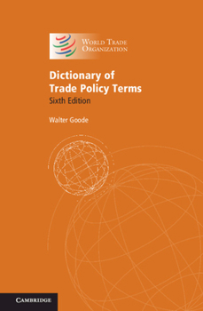 Hardcover Dictionary of Trade Policy Terms Book