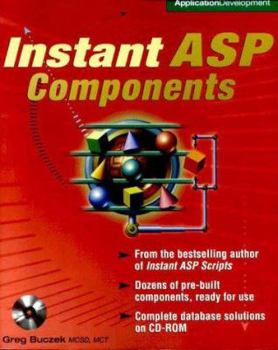 Paperback Instant ASP Components [With CDROM] Book