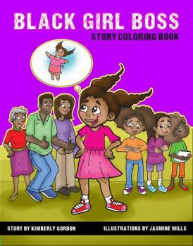 Paperback Black Girl Boss Story Coloring Book