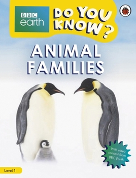 Paperback Do You Know? Level 1 - BBC Earth Animal Families Book