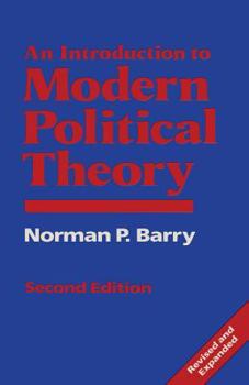 Paperback An Introduction to Modern Political Theory Book