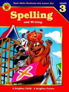 Paperback Brighter Child Grade Three: Spelling and Writing Book