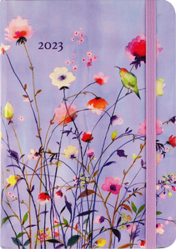 Hardcover 2023 Lavender Wildflowers Weekly Planner (16 Months, Aug 2022 to Dec 2023) Book
