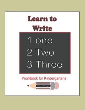 Paperback Learn to Write 123: Workbook for Kindergartens: This workbook is for kindergartens learning to write Numbers 1-20 ( 80 pages of Numbers, P Book