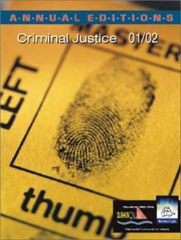 Paperback Annual Editions: Criminal Justice 01/02 Book