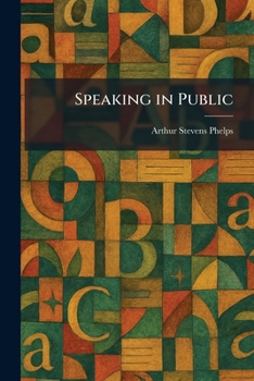 Paperback Speaking in Public Book