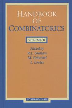 Hardcover Handbook of Combinatorics Volume 2 Book