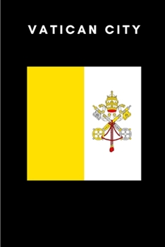 Vatican City: Country Flag A5 Notebook to write in with 120 pages