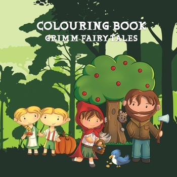 Paperback Grimm Fairy Tales Colouring Book for kids: Suitable for ages 4+ Book