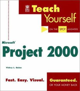 Paperback Teach Yourself Microsoft Project 2000 Book
