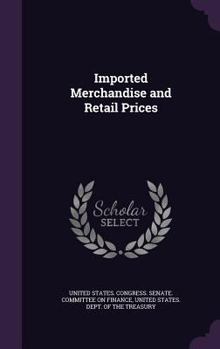 Hardcover Imported Merchandise and Retail Prices Book