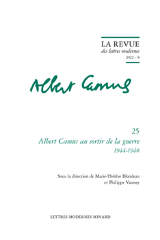 Paperback Albert Camus Au Sortir de la Guerre. 1944-1948 [French] Book