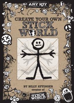 Hardcover Create Your Own Stick World Kit: Includes Technique Book, Pens, and 80 Page Drawing Journal! Book