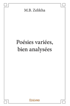 Paperback Poésies variées, bien analysées [French] Book
