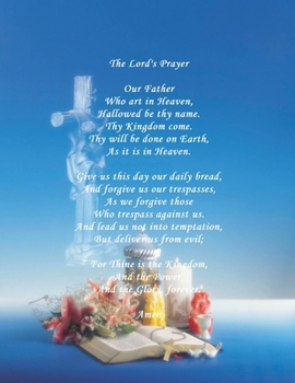 The Lord's Prayer: Large Lined Journal 8.5 x 11 Bible With Candles Cover