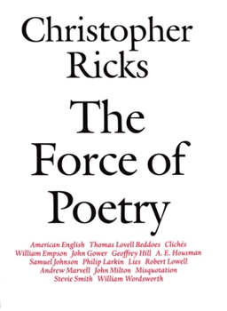 Paperback The Force of Poetry Book