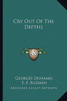 Paperback Cry Out Of The Depths Book