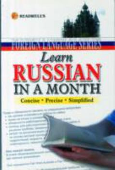 Paperback Learn Russian in a Month (Readwell's) Book